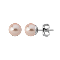 Pendientes perlas MAJORICA TENDER ROSA 8mm para mujer