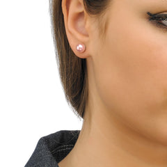 Pendientes perlas MAJORICA TENDER ROSA 8mm para mujer