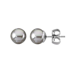 Pendientes de perlas MAJORICA TENDER perla GRIS 8 mm