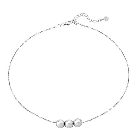 Collar MAJORICA de plata con 3 Perlas colgante para mujer COLLAR NUADA