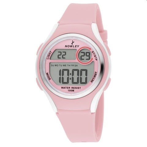 Reloj Nowley con correa blanca para mujer o niña 8-5793-0-5