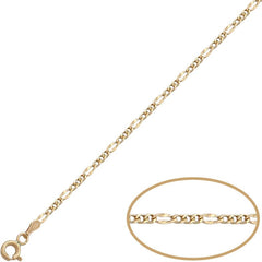 CADENA HUECA CARTIER 3X1 ORO 18KL - 1.50MM - Joyeria Zeller
