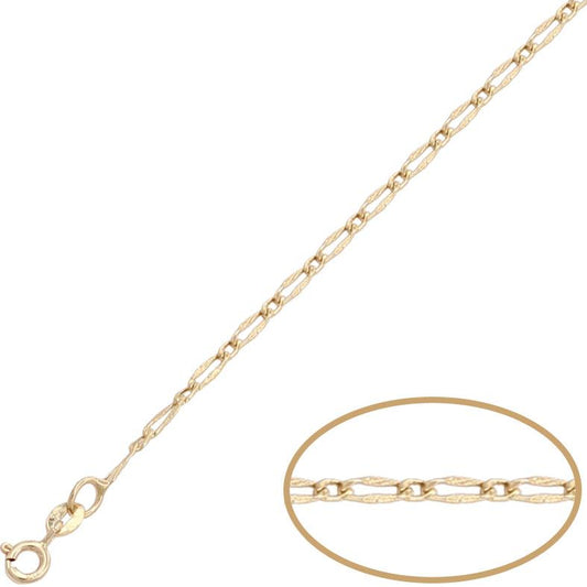 CADENA CARTIER 1X1 HUECA ORO 18KL - 2MM - Joyeria Zeller