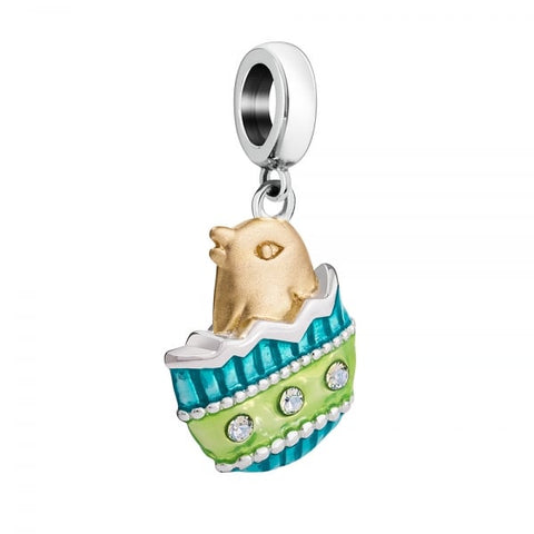 Charm CHAMILIA pajarito en cascaron para mujer