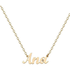 COLGANTE NOMBRE PEQUEÑO ORO 18KL + DIAMANTE - Joyeria Zeller
