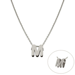 Gargantilla con LETRA Inicial personalizable tallada Oro 18k para mujer