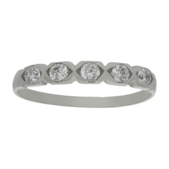 SORTIJA ORO BLANCO 18KL DIAMANTES - Joyeria Zeller