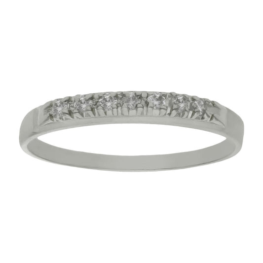 SORTIJA ORO BLANCO 18KL DIAMANTES - Joyeria Zeller