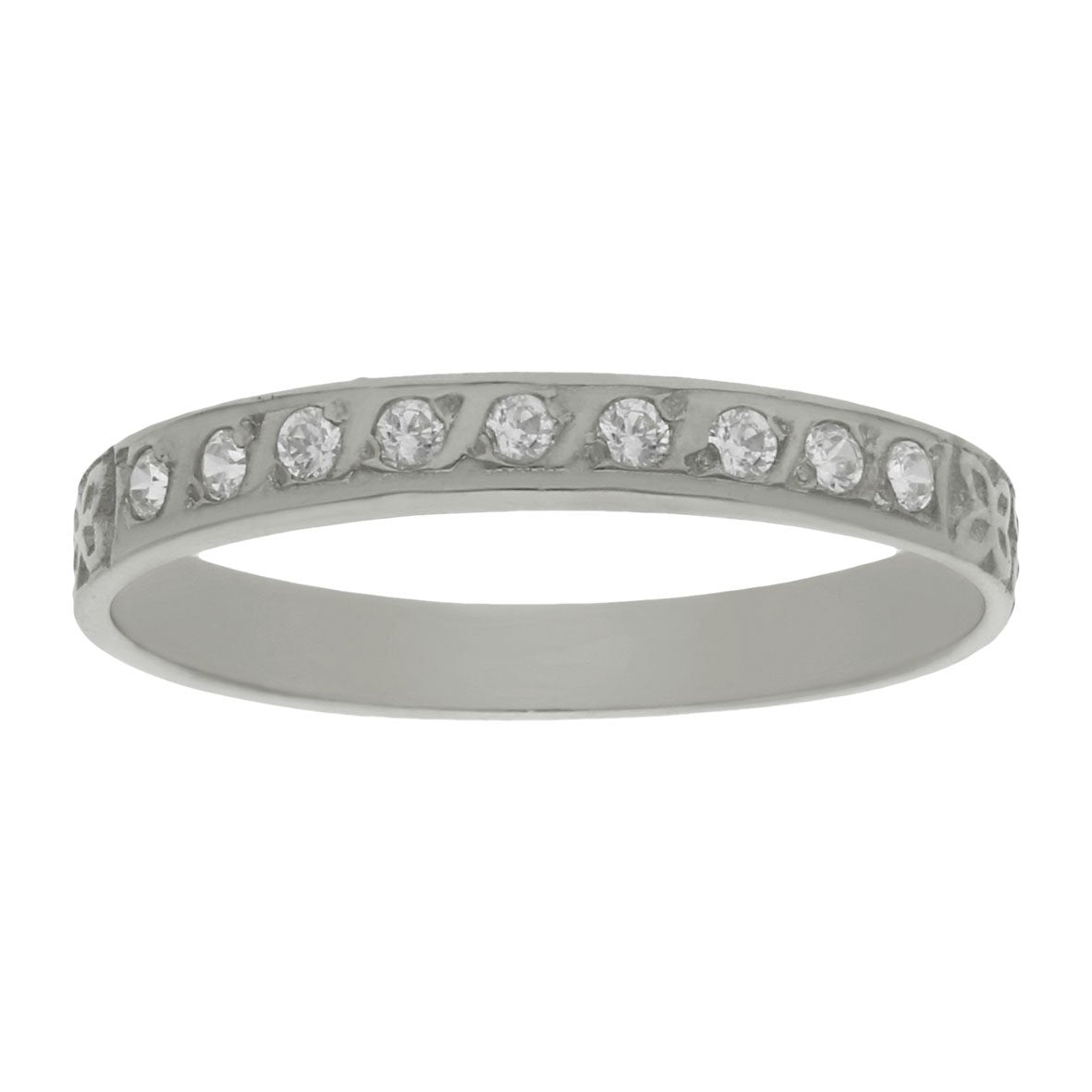 SORTIJA ORO BLANCO 18KL DIAMANTES - Joyeria Zeller