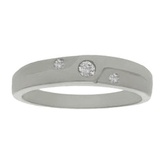 SORTIJA ORO BLANCO 18KL DIAMANTES - Joyeria Zeller