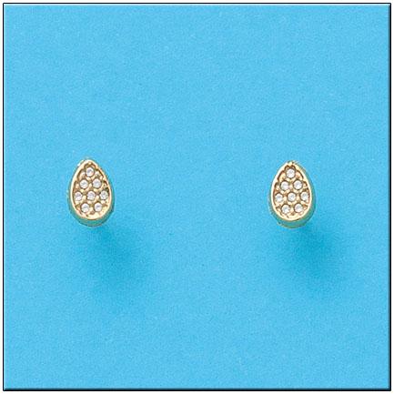 PENDIENTES EN ORO DE 18KL GOTA - Joyeria Zeller