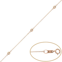 PULSERA CHATONES ORO 18KL - 3.50MM - Joyeria Zeller