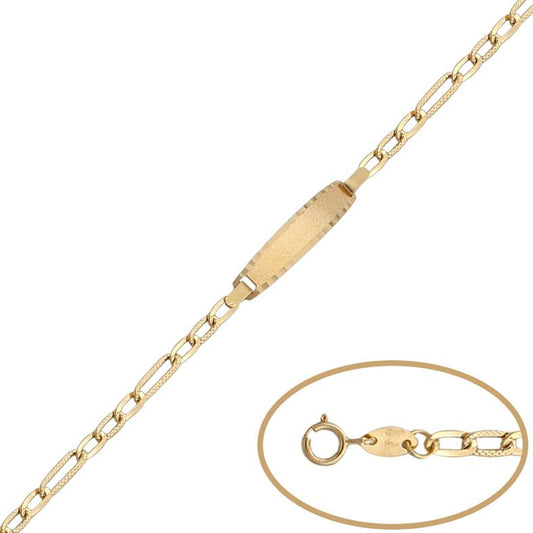 PULSERA CON PLACA ORO 18KL - Joyeria Zeller