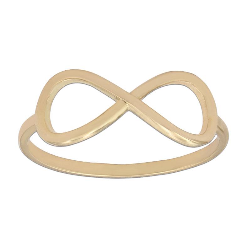 Sortija de oro 18k símbolo Infinito para mujer