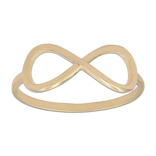 Sortija de oro 18k símbolo Infinito para mujer