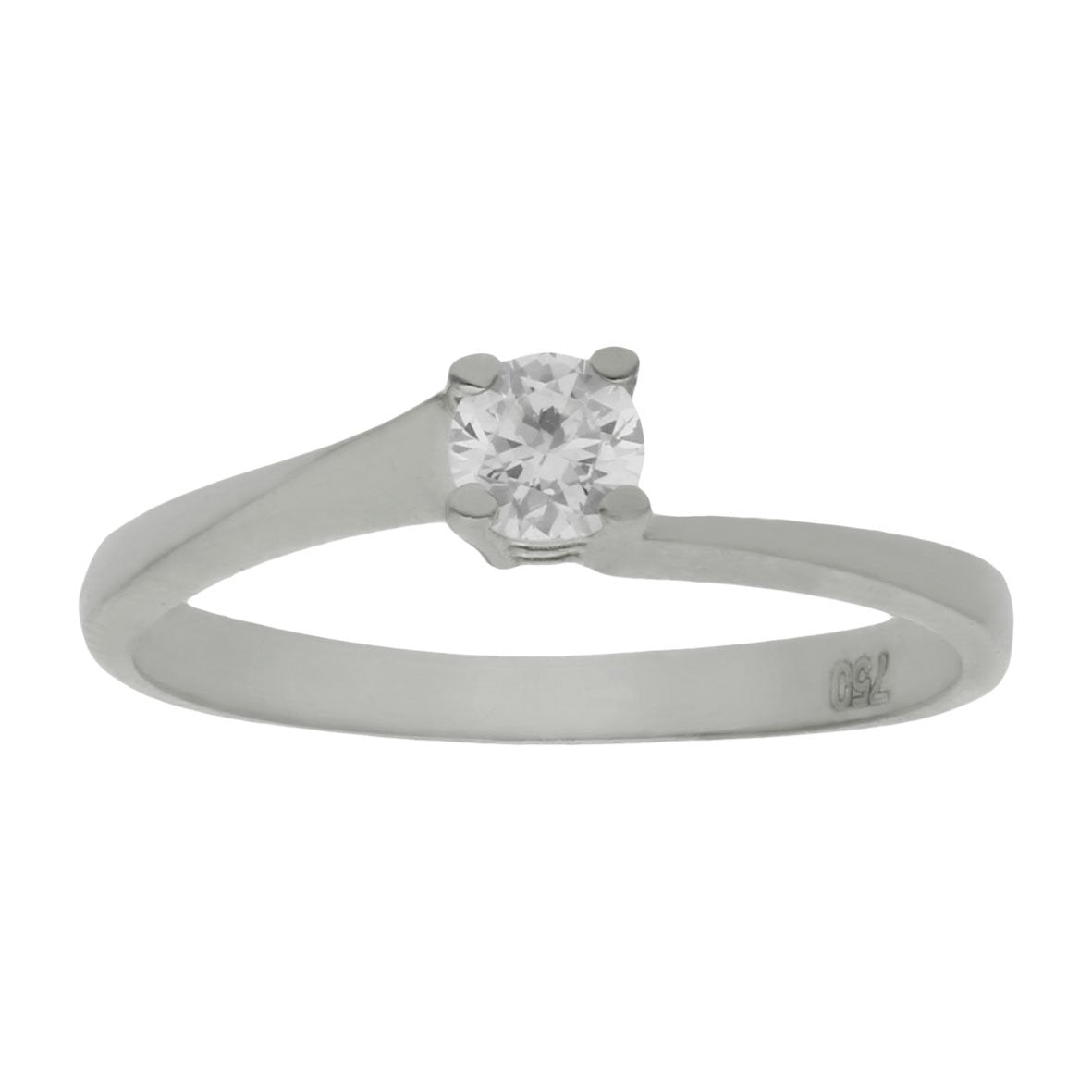 Comprar anillo de compromiso oro blanco circonitas para mujer online precios baratos, comprar anillo solitario de compromiso oro blanco circonitas para mujer en Mallorca. Compra online anillo de compromiso oro blanco circonitas para mujer al mejor precio