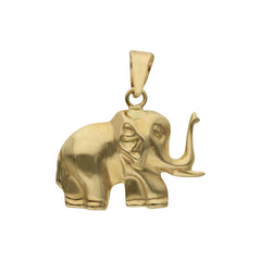 Colgante de oro 18k elefante para mujer