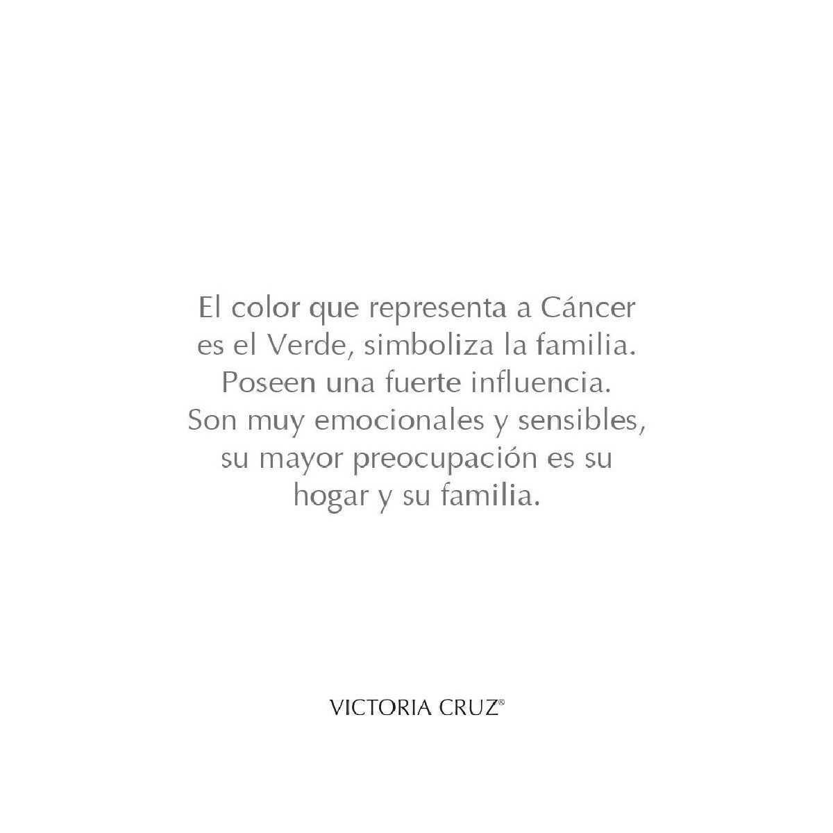 Collar Victoria Cruz de plata CANCER con erinita para mujer