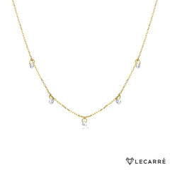 Collar de Oro 18k Lecarré con colgantes de topacios para Mujer