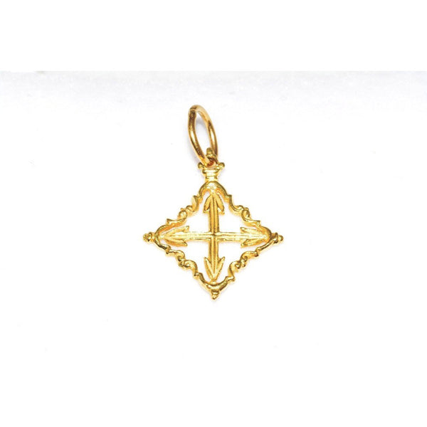 Colgante de oro 18k Cruz MALLORQUINA o Cruz Calatrava