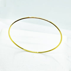Pulsera de Oro 18k Aros Mallorquines LISO 49mm para bebé
