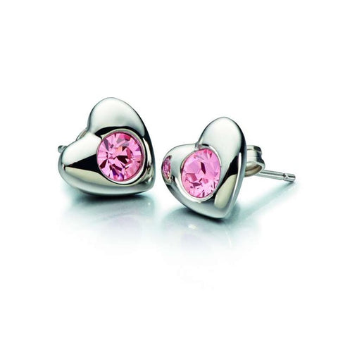 Pendientes Chamilia Plata Corazón 1310-0009 - Joyeria Zeller