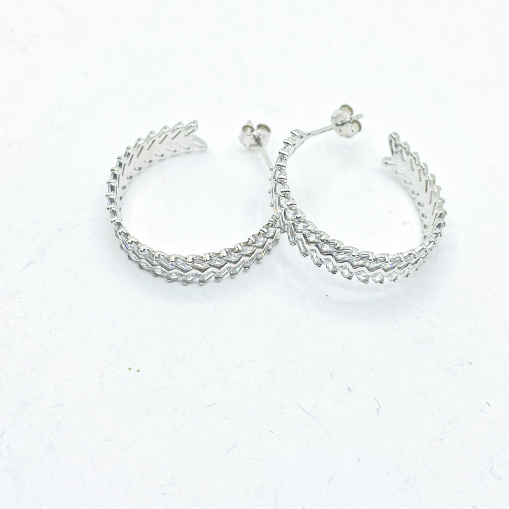 Aretes Redondos Argollas de Plata 925 Pendientes Joyería Fina