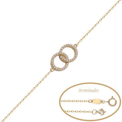 Comprar pulsera de oro con circonitas para mujer online precios baratos, comprar pulsera de oro para mujer en Mallorca. Compra online pulsera de oro para mujer al mejor precio