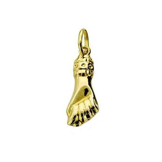 Colgante de oro 18k Puño 18mm mano de Figa