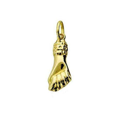 Colgante de oro 18k Puño 18mm mano de Figa